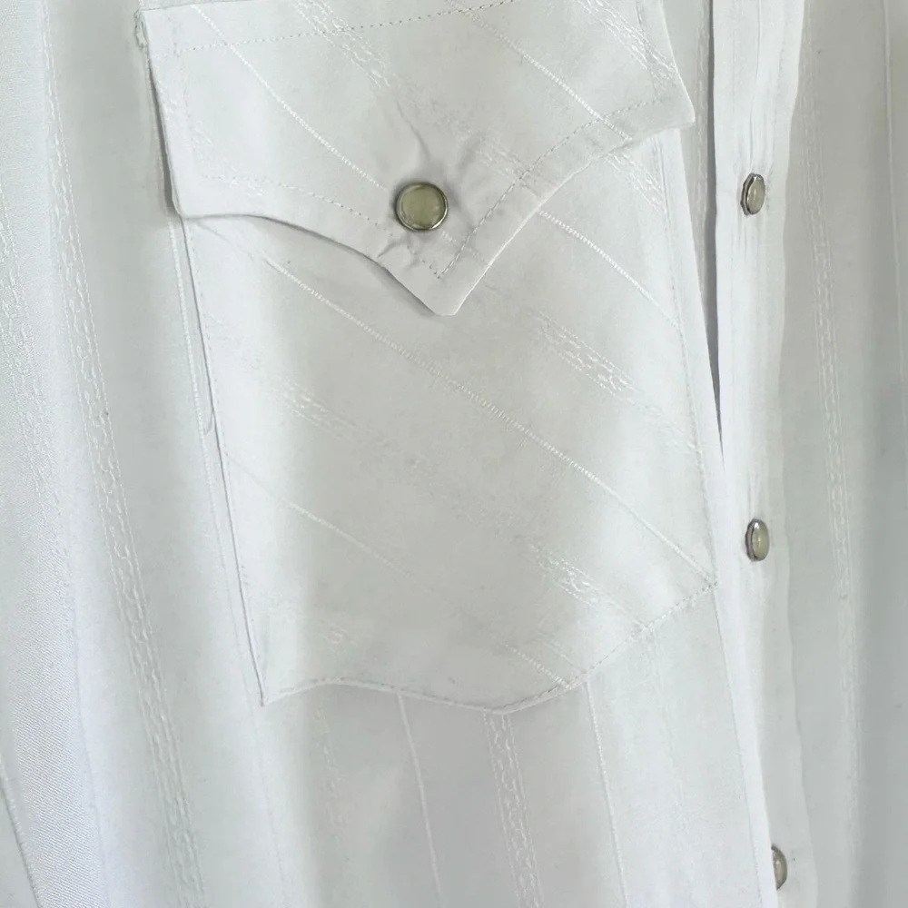 Ely Cattleman White Short‎ Sleeve Button Down Shirt